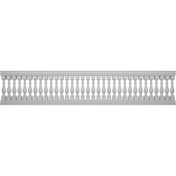 Ekena Millwork Traditional Balustrade Railing Kit Style N (5 7/8" On-Center Spacing to Pass 4" Sphere Code) BALK41X192TRN - main